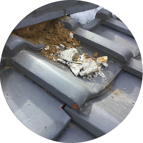 漆喰（しっくい）の補修