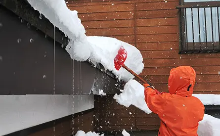 早期に除雪を行う