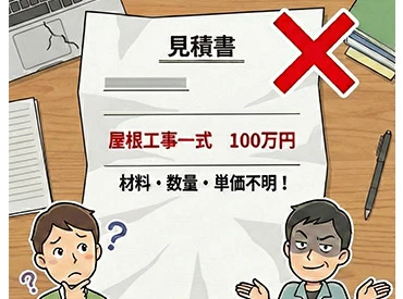 見積もり書NG例