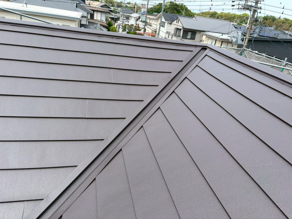 屋根工事の現場写真