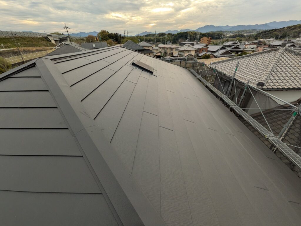 金属屋根の写真