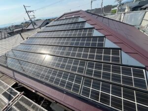 【施工中】太陽光パネルの復旧が完了