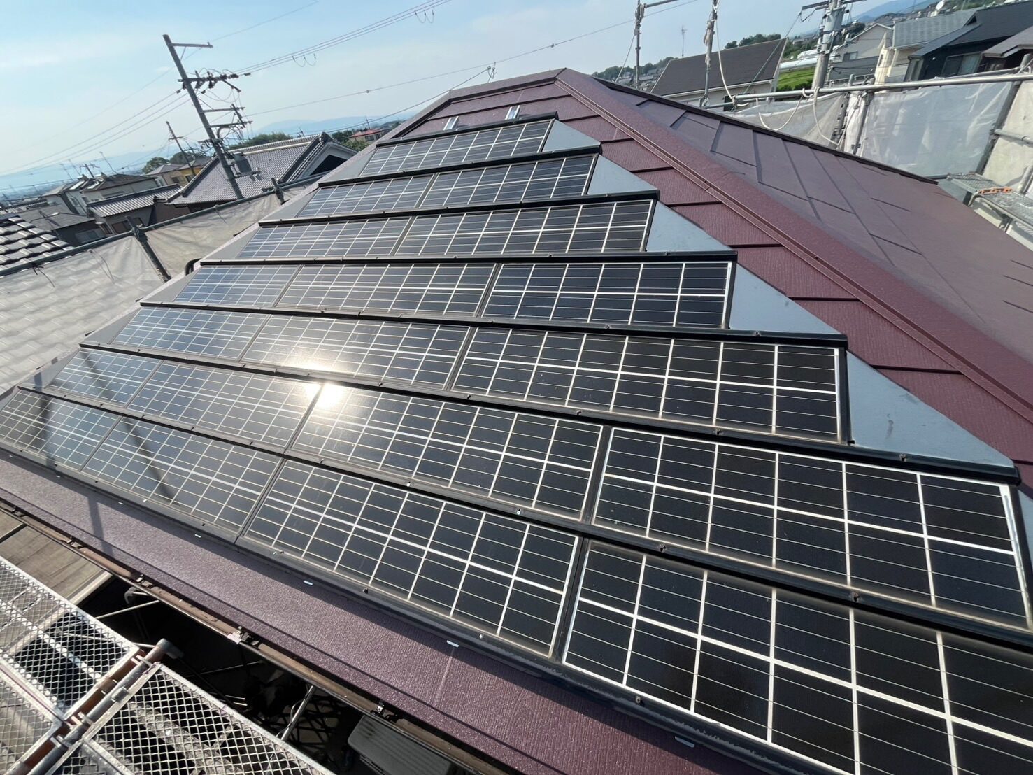 【施工中】太陽光パネルの復旧が完了